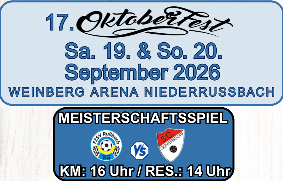 Oktoberfest FZSV Rußbach