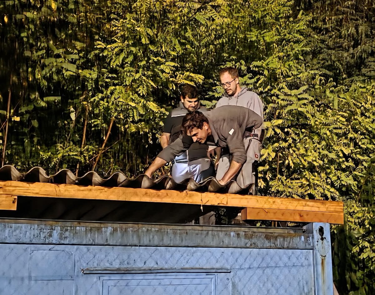 Containerabdeckung